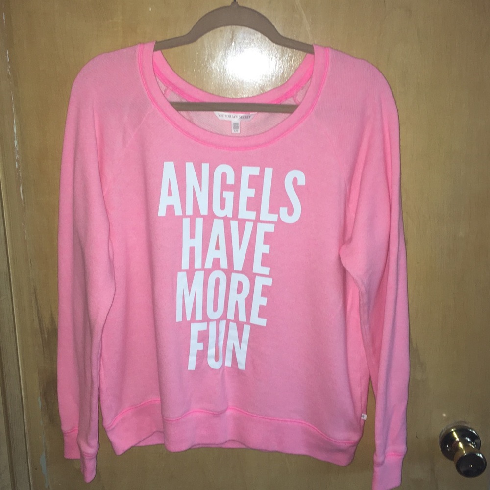VS Pink Sweatshirt (Size: Large)